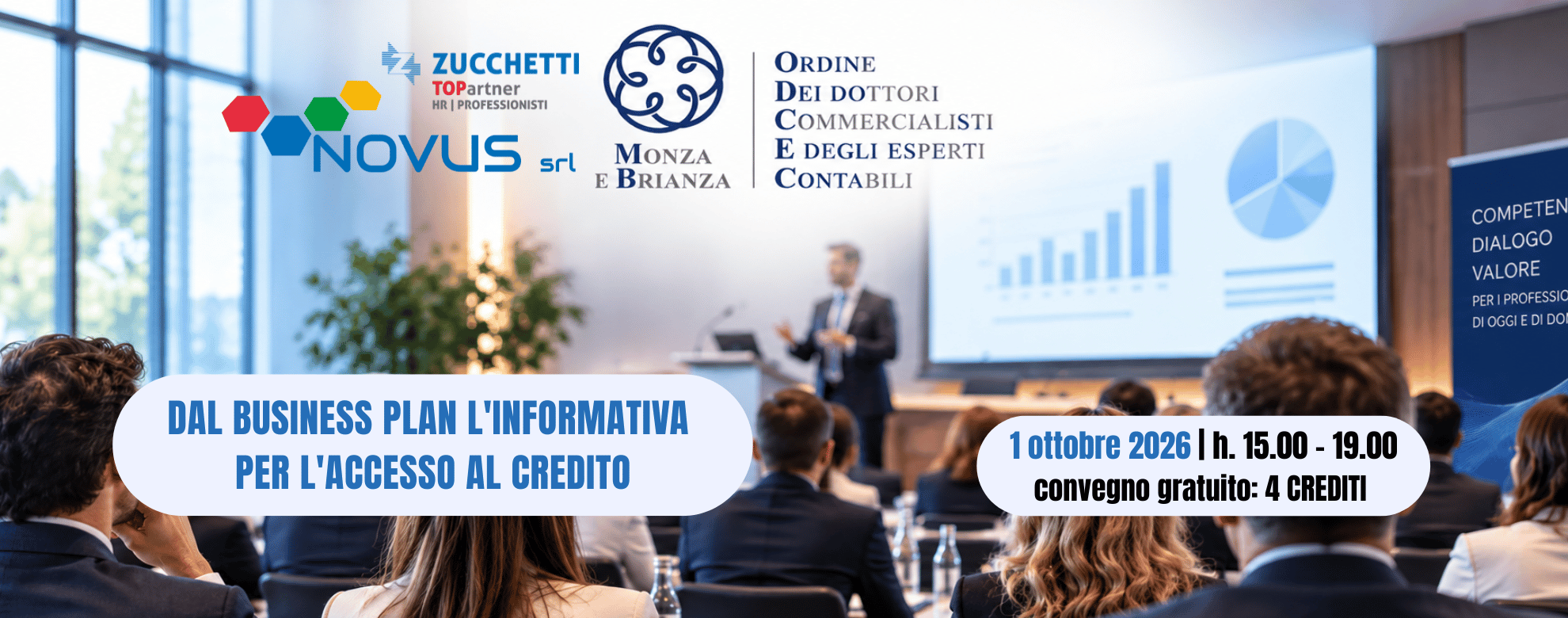 Convegno 1 ottobre 2026 – Dal Business Plan l’informativa per l’accesso al credito
