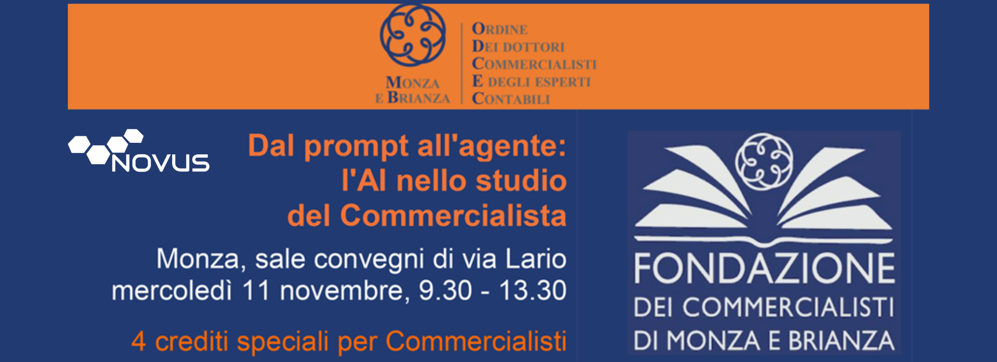 Convegno ODCEC MB – 11.11.2026  Dal prompt all’agente: l’AI nello studio del Commercialista